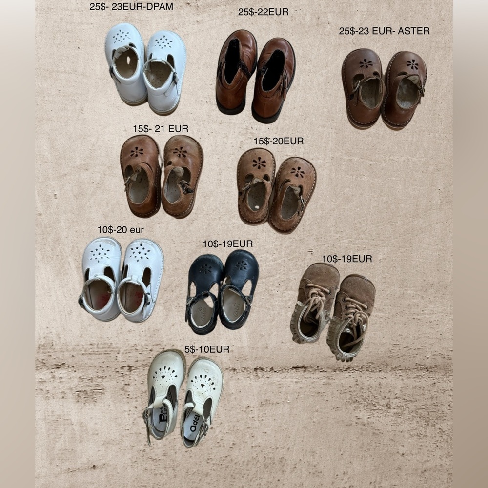 Children’s Shoes : Sizes 18 to 23 EUR